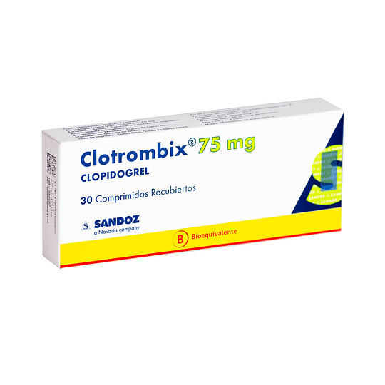 Clotrombix 75 mg 30 comprimidos