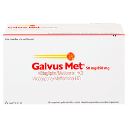 Galvus Met 50 mg / 850 mg 56 comprimidos  