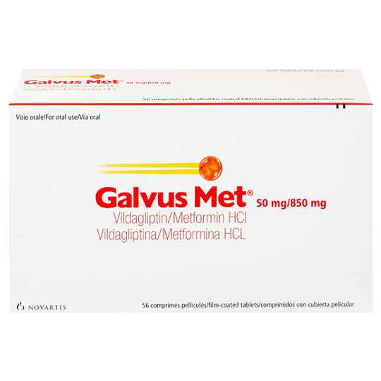 Galvus Met 50 mg / 850 mg 56 comprimidos  