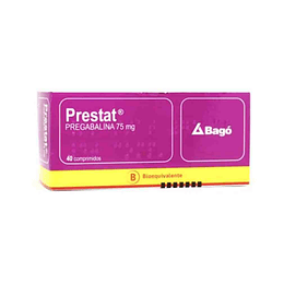 Prestat 75 mg 40 comprimidos 