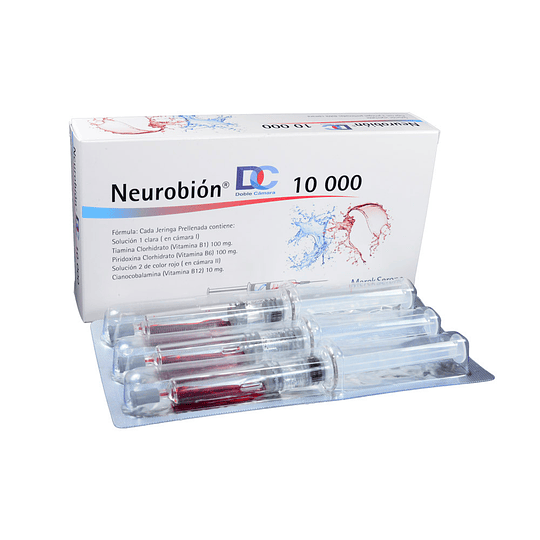Neurobion DC 10.000 3 Jeringas inyectables