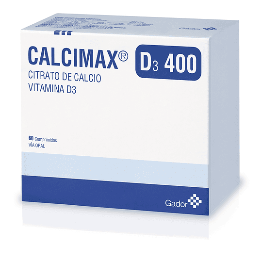 Calcimax D3 400 por 60 Comprimidos