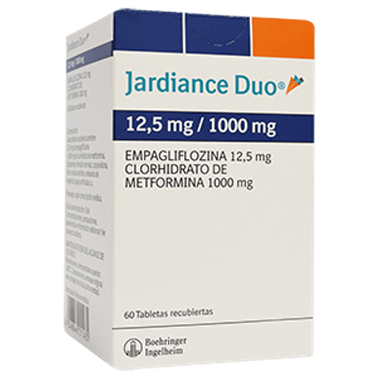 Jardiance Duo 12,5 / 1000 mg 60 comprimidos 