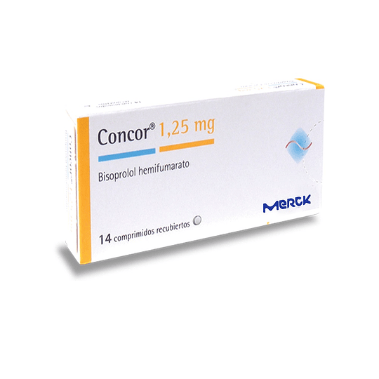 Concor 1,25 mg 14 comprimidos 