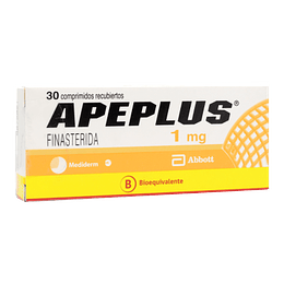 Apeplus (Bioequivalente) Finasterida 1mg 30 Comprimidos Recubiertos
