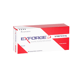 Exforge D 5 / 160 / 12,5 mg 28 comprimidos