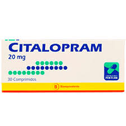 Citalopram Tabl.recubie 20 Mg por 30