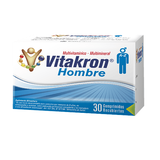 Vitakron Hombre, 30 Comprimidos recubiertos