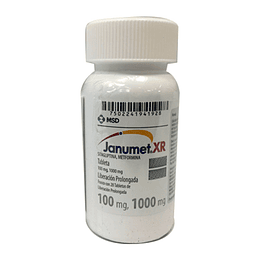 Janumet XR  100 mg / 1000 mg 28 tabletas.