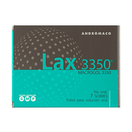 Lax Polietilenglicol 3350 Polvo Para Solución Oral 7 Sobres