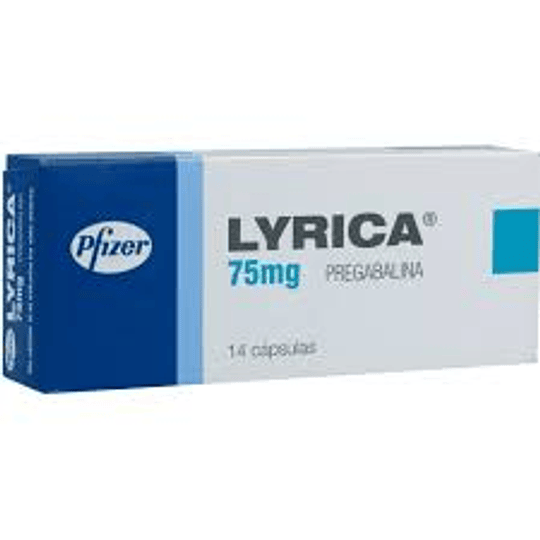 Lyrica 75 mg 14 cápsulas
