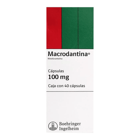 Macrodantina 100 mg 40 cápsulas.