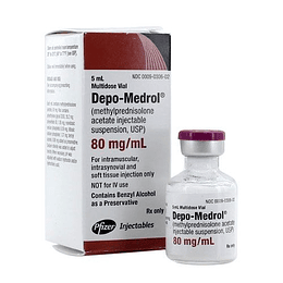 Depo-Medrol 80 mg Ampolla inyectable 