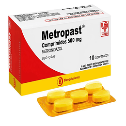 Metropast 500mg 10 comprimidos 