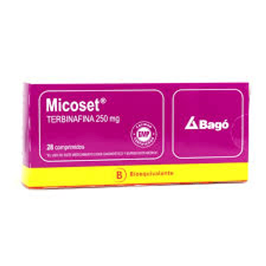 Micoset 250 mg 28 comprimidos