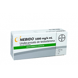 Nebido Testosterona 1000mg/4ml Inyectable 1 Vial