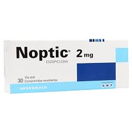 Noptic Eszopiclona 2mg 30 Comprimidos Recubiertos