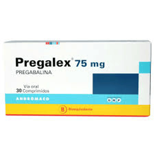 Pregalex 75 mg 30 comprimidos