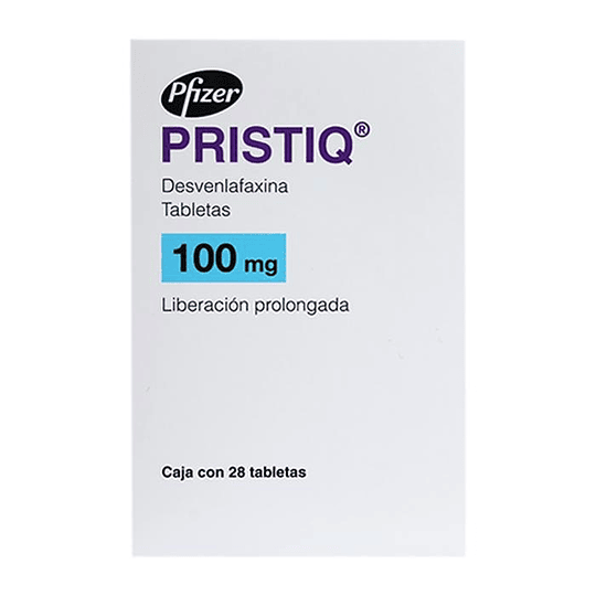 Pristiq Desvenlafaxina 100mg 28 Comprimidos Prolongados