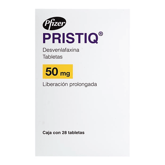 Pristiq Desvenlafaxina 50mg 28 Comprimidos Prolongados
