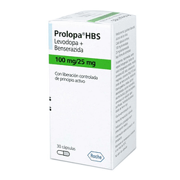 Prolopa HBS 100 mg / 25 mg, 30 Cápsulas