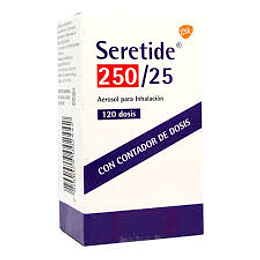 Seretide 250 / 25 mcg Inhalador 120 dosis