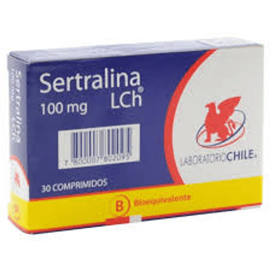 Sertralina 100 mg 30 comprimidos