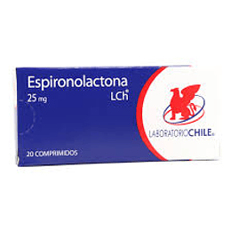 Espironolactona 25 mg 20 comprimidos