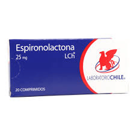 Espironolactona 25 mg 20 comprimidos