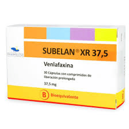 Subelan XR 37,5 mg 30 cápsulas