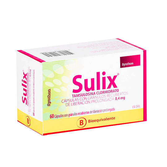 Sulix 0,4 mg 60 cápsulas