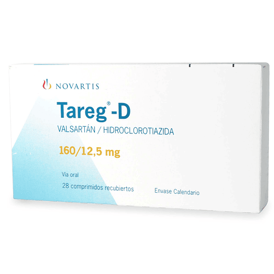 Tareg-D 160 / 12,5 mg 28 comprimidos