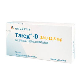 Tareg-D 320 / 12,5 mg 28 comprimidos