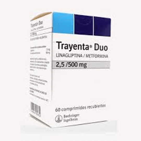 Trayenta Duo 2,5 / 500 mg 60 comprimidos