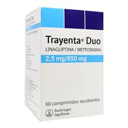 Trayenta Duo 2,5 mg / 850 mg 60 comprimidos