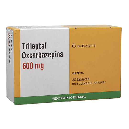 Trileptal Oxcarbazepina 600mg por 60 tabletas