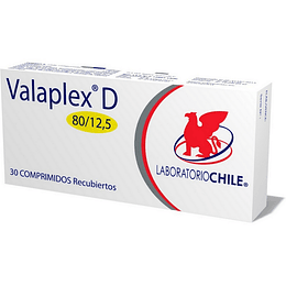 Valaplex D 80 / 12,5 mg 30 comprimidos