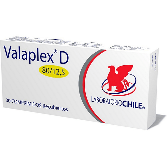 Valaplex D 80 / 12,5 mg 30 comprimidos