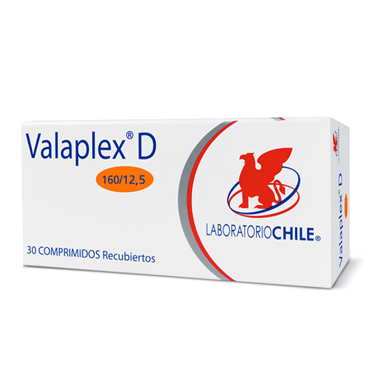 Valaplex D 160 / 12,5 mg 30 comprimidos