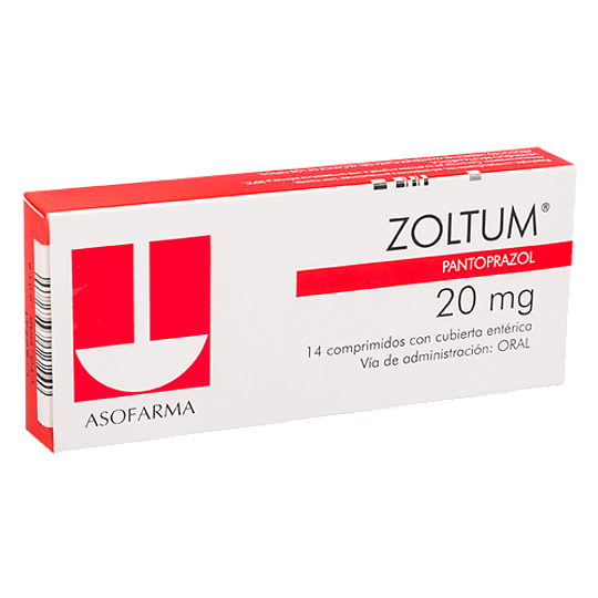 Zoltum Pantoprazol 20mg 28 Comprimidos Recubiertos