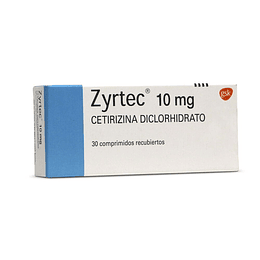 Zyrtec 10 mg 30 comprimidos