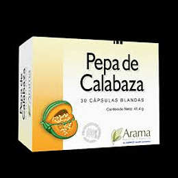 Pepa de Calabaza 30 cápsulas blandas
