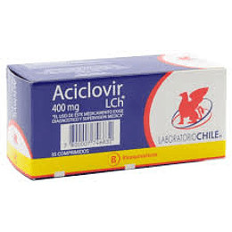 Aciclovir 400 mg por 35 comprimidos