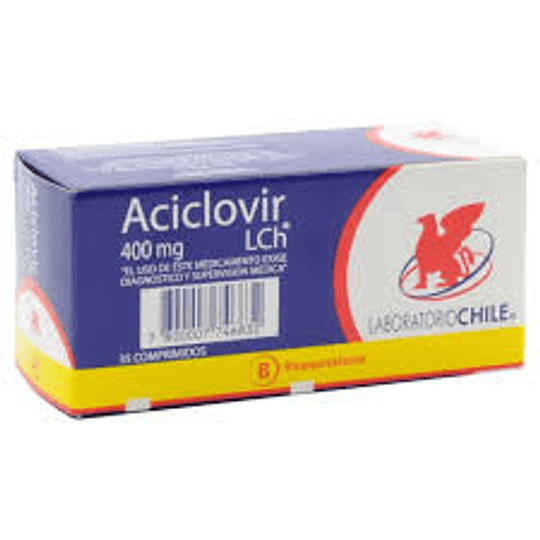 Aciclovir 400 mg por 35 comprimidos