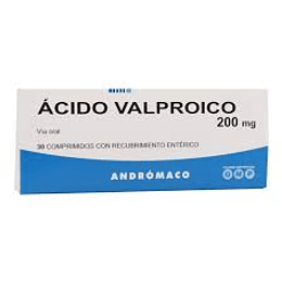 Ácido Valproico  200 mg 30 comprimidos