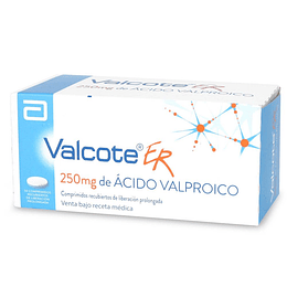 Valcote ER 250 mg 50 comprimidos