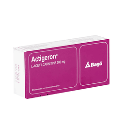 Actigeron 500 mg 30 comprimidos