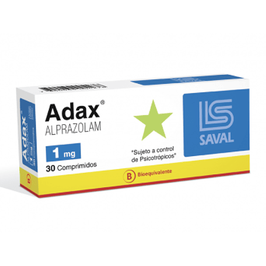 Adax 1 mg 30 comprimidos (Disponible sólo para compra en Local)