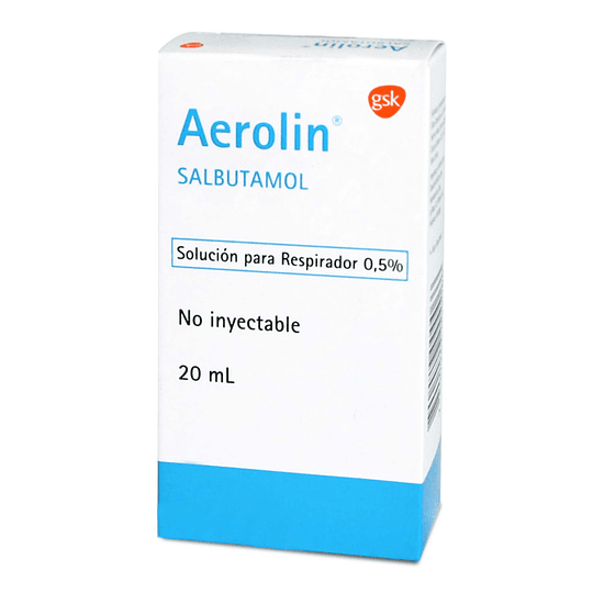 Aerolín, solución para respirador 0,5%, 20 ml