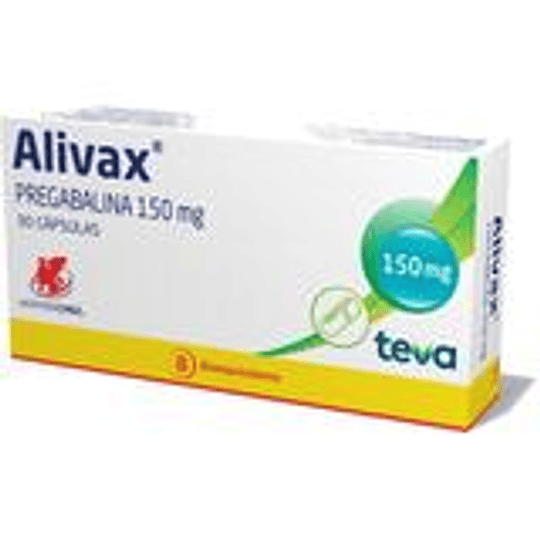 Alivax 150 mg 30 cápsulas